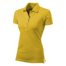 Рубашка поло женская 160 г/м2 золотисто-желтый