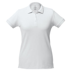 Рубашка поло женская 170 г/м² белый