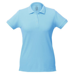 Рубашка поло женская 170 г/м² голубой