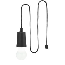 Лампа портативная, полипропилен; пластик, черная