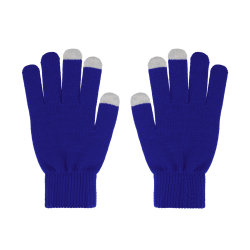 Перчатки женские для работы с сенсорными экранами, синие#, синий