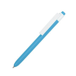 Ручка шариковая РЕТРО, пластик, голубая