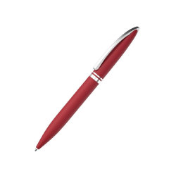 Ручка шариковая "Roct", покрытие soft touch,  красная