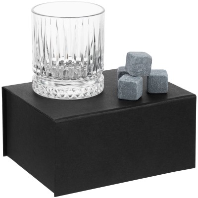 Набор для виски: стакан 210мл и 9 камней