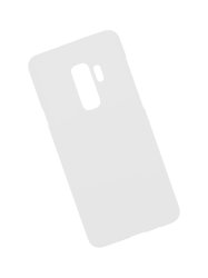 Чехол для Samsung Galaxy S9 Plus пластиковый прорезиненный, белый