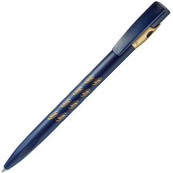 Ручка шариковая KIKI FROST GOLD (синий, золотистый)