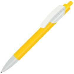 Ручка шариковая TRIS (ярко-желтый, белый)