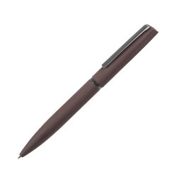 Ручка шариковая FRANCISCA, покрытие soft touch (темно-коричневый)