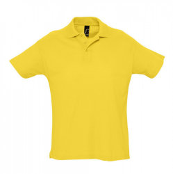 Рубашка поло 170г/м², хлопок пике, желтая