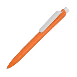 Ручка шариковая ECO из пшеничной соломы, оранжевая