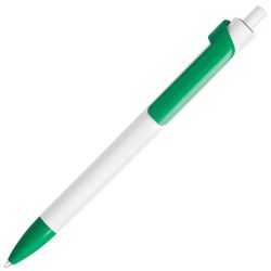 Ручка шариковая FORTE (белый, зеленый)